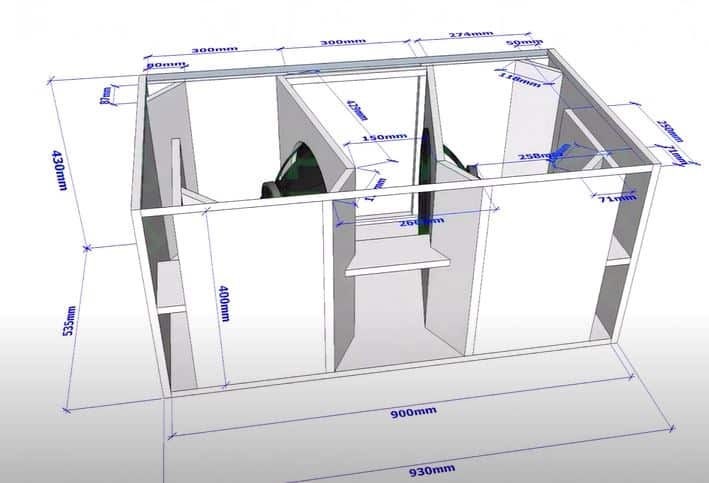 Bandpass Subwoofer Box
